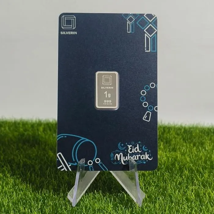Lingot 1g Argent pur 999 "Eid Moubarak" Silverin