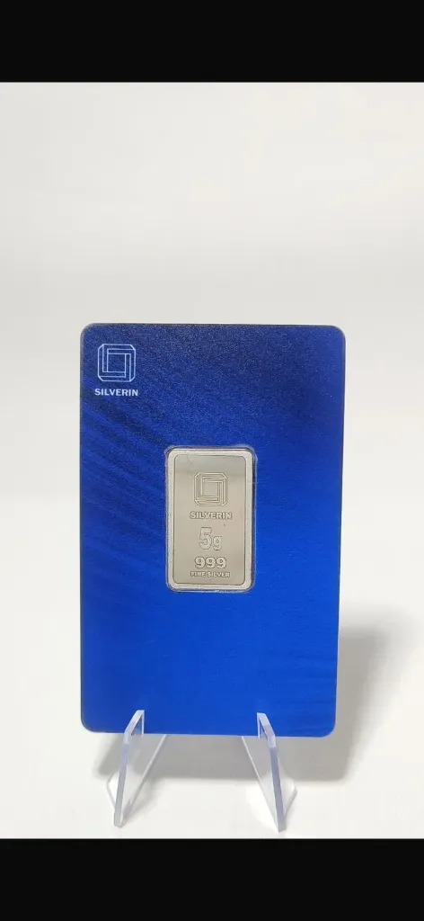 Lingot 5g Argent pur 999 Silverin