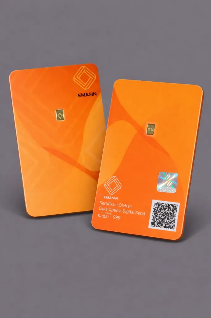 Lingot or pur 0,10g 24k Orange